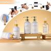 Shampoo and Conditioner Dispenser Set of 3 for Wall Mount,16.9 fl oz Drill Free Shower Soap Bottles with Labels,Refillable Body Wash Dispensers for