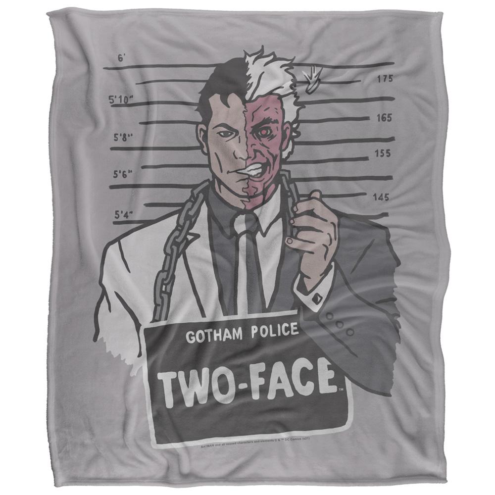 Batman Line Up Two Face Blanket