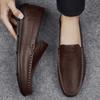 Fashion Handmade Men's Loafers Lightweight Male Casual Shoes Outdoor Mens Slip on Flat All-match Driving Shoes Soft Male Business Shoes