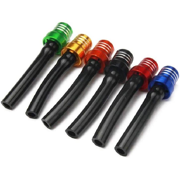 Motorcycle Gas Cap Vent Hose Fuel Tank Tube Breather CNC for CRF50 CRF110 CFR125 CRF150 CRF250 CRF450 XR50 XR150 TRX90 TRX250 Dirt Pit Bike ATV Red