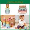 Montessori Stacking Toy For Children Silicone Sensory Development Educational Playset