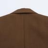 2025 Spring Women's Versatile Loose Solid Color Long-Sleeved Suit Jacket