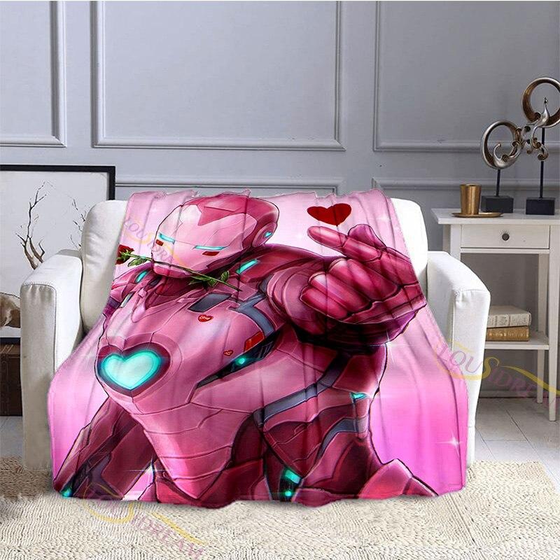 Valentýn Láska Růžová Deka Měkký flanel Fleece Teplý Lehký přehoz Deky Dospělí do postele Pohovka Deka Přehoz přes postel