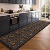Corridor Long Carpet American Retro Style Restaurant Kitchen Water-Absorbent, Dirt-Resistant And Easy-To-Clean Floor Mat