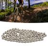 Cykelkedja Rostfritt Stål 9-delad Växlad Kedja med Ledad Spänne för Mountainbike och Landsvägscykling