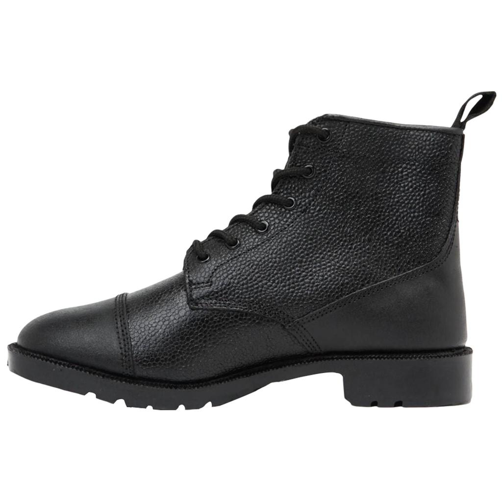 Grafters Mens 6 Eye Grain Leather Cadet Boots
