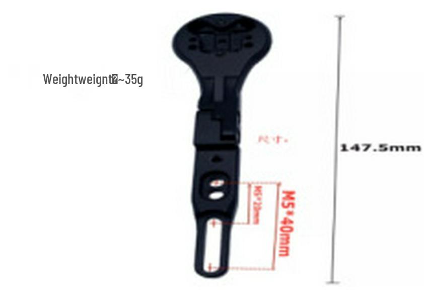 Aluminum Alloy Bicycle Speedometer Handlebar Mount for Magene, Garmin, Bryton, IGS, and GoPro