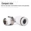 Yadake Pneumatic Threaded Quick Connect Elbow Fitting PL4/6/8/10/12-M5-01-02-03-04
