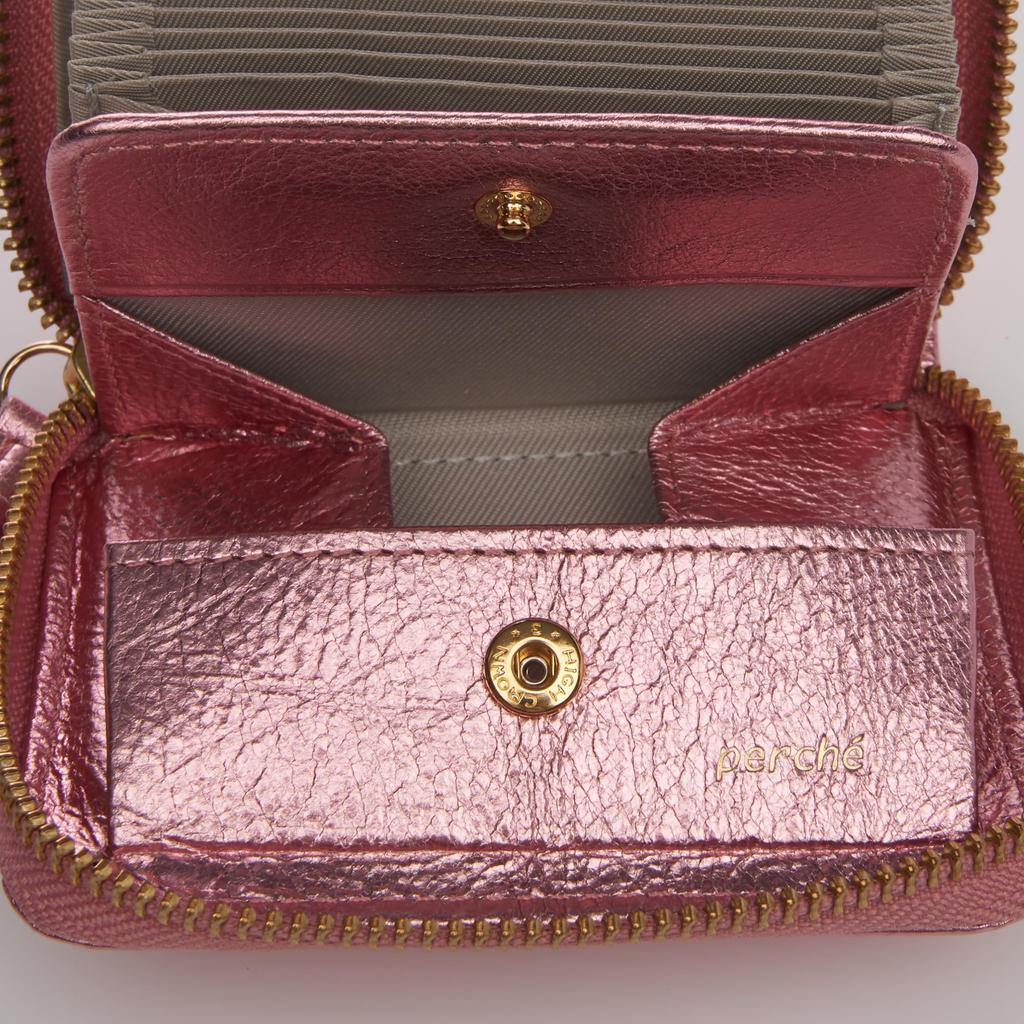 accordion card wallet Dot-embossed