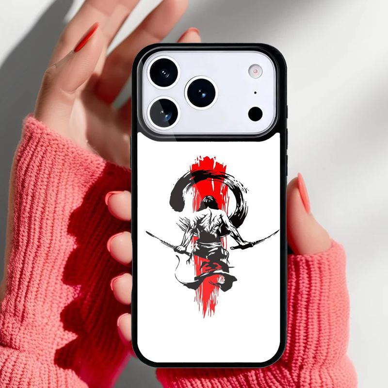 Bushido Samurai Phone Case for iPhone 17 16 15 14 13 Pro Max Back Cover for 12 11 Pro Coque