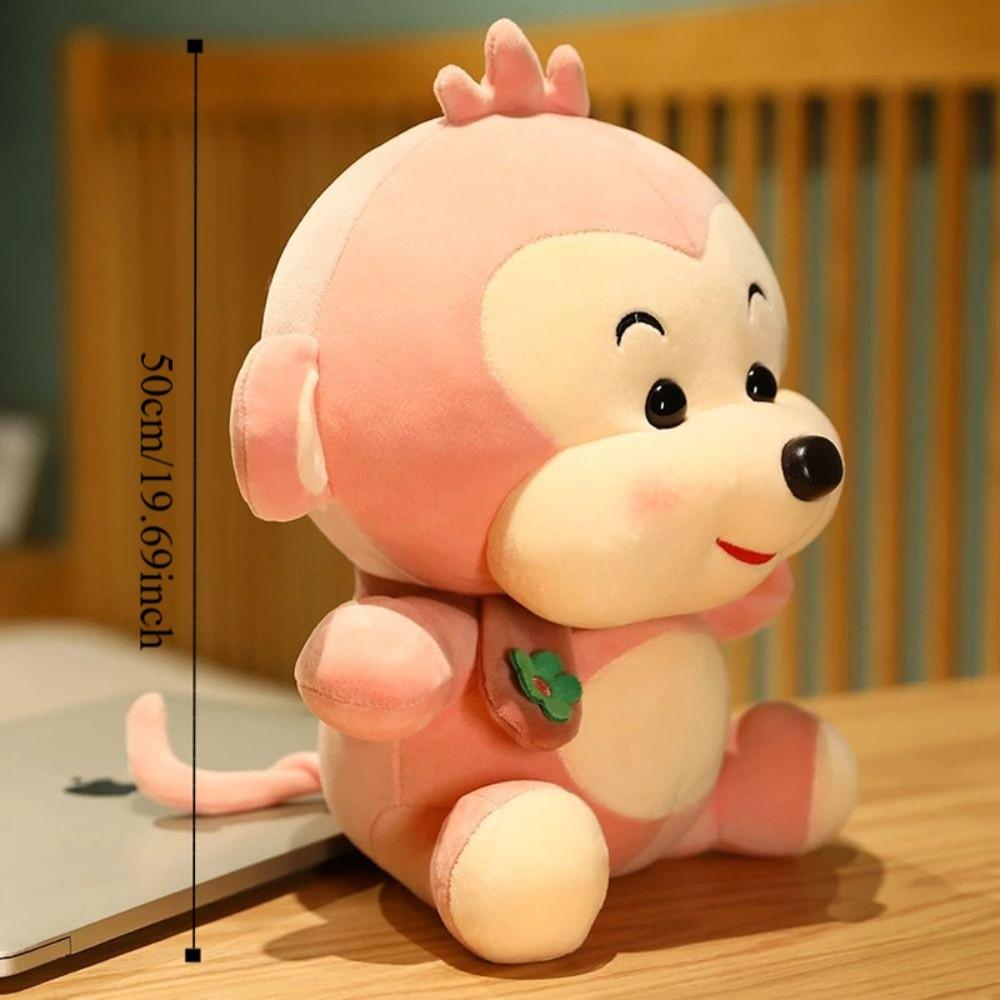 Animals Accompany Toy Sofa Cushion Stuffed Toy Scarf Monkey Plush Toy Monkey Plush Toy Plush Doll