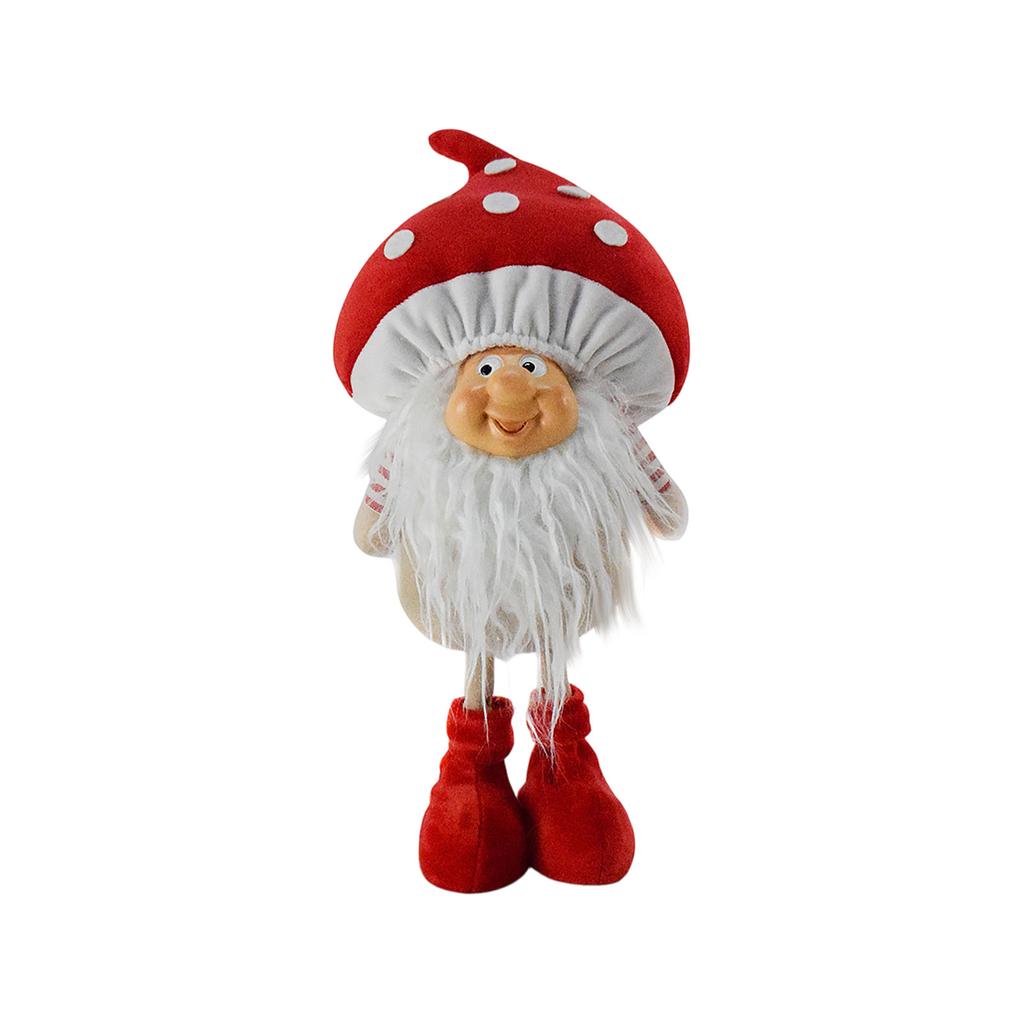 Christmas Decorations, Dwarf Ornaments,  Headed Elderly People, Resin Faced Dolls, Hanging Legs, Finely Decorated Ornaments