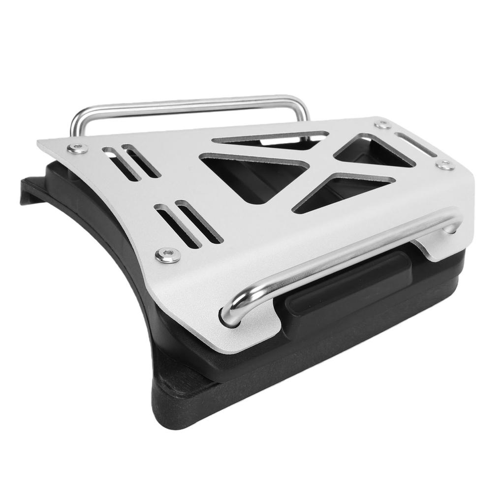 Motorcycle Rear Luggage Rack Replacement for Scrambler 400X 2024 and Later Motorcycle Rear Cargo Carrier Shelf Silver