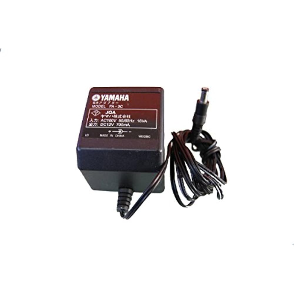 Yamaha YAMAHA Power Adapter PA-3C Power Supply Standard: DC12V/700mA for powering Yamaha electron...
