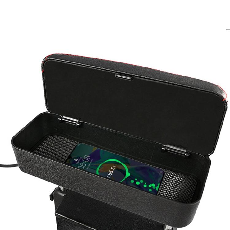 PU Leather Car Armrest Pad Cover Mat Auto for Seat Armrests Box Pads Protector M