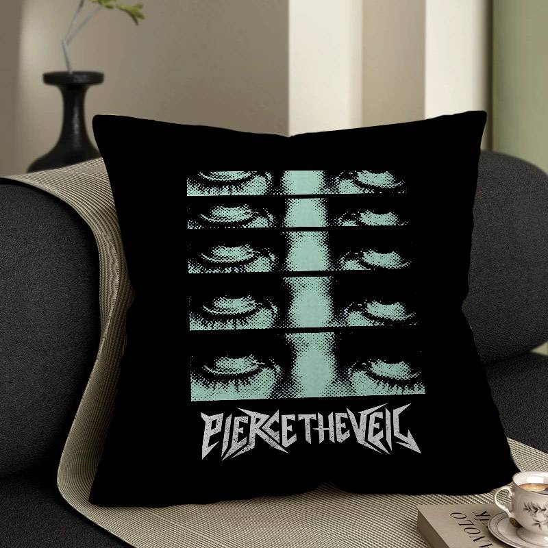 Pierce The Veil Music Band Pillow Cushion Cover Pillowcase Living Room Sofa Home Decor Customized