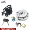 Motorcycle Fuel Gas Cap Ignition Switch Seat Lock Key Set for Honda CBR600 F2/F3 CBR 900RR 919RR 400 250 VFR400 RVF400