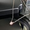 Niutoujiao Rose Gold Necklace Light Luxury Zircon Temperament Casual Niche High-End Clavicle Chain Female Tide