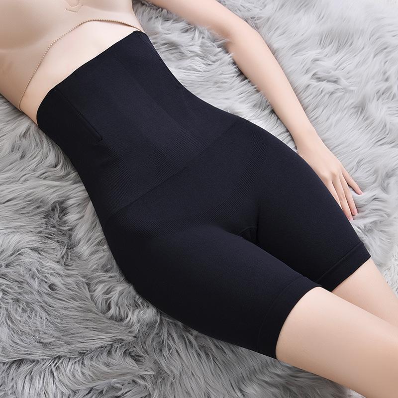 High Waist Flat Belly Panties Slimming Waist Trainer Tummy Control Shaping Pants Butt Lifting Plus Size Seamless Safety Shorts