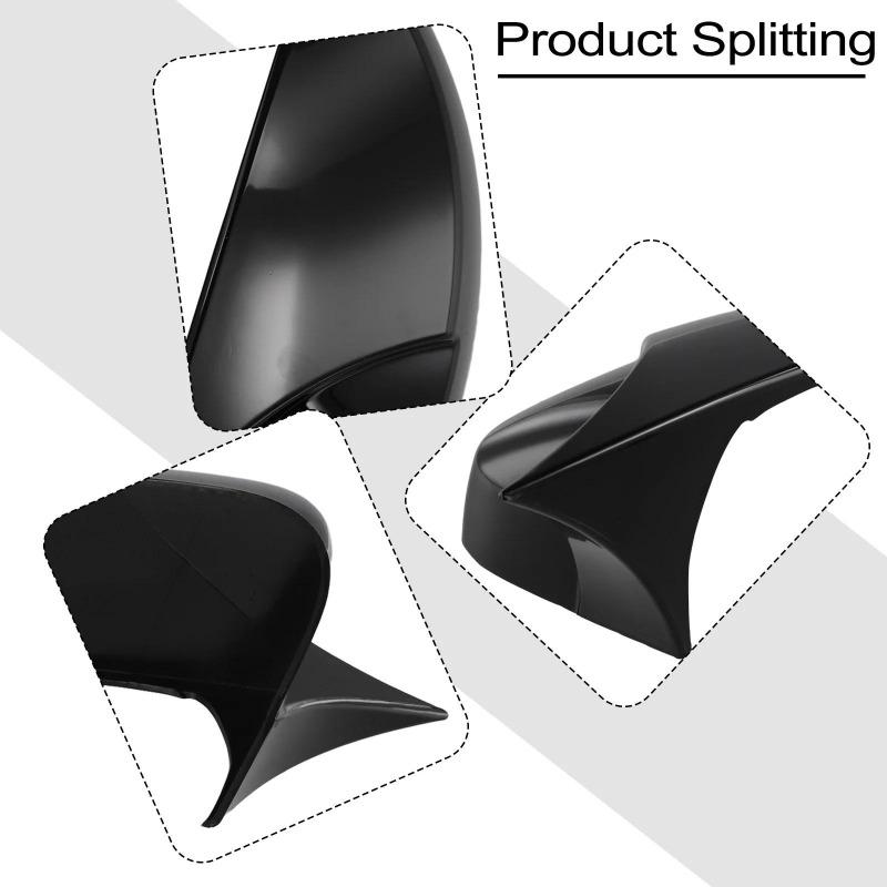 Pair Gloss Black Rearview Mirror Housing For A3 For S3 2014-2019 Replacement Car Accessories OEM 8V0857527 8V0857528