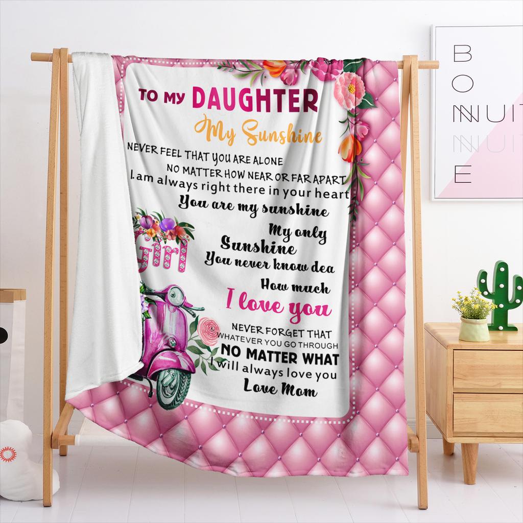 Decke Flanelldecke Emotionaler handgeschriebener Brief Englischer Brief 2D Digitaldruck Decke Decke
