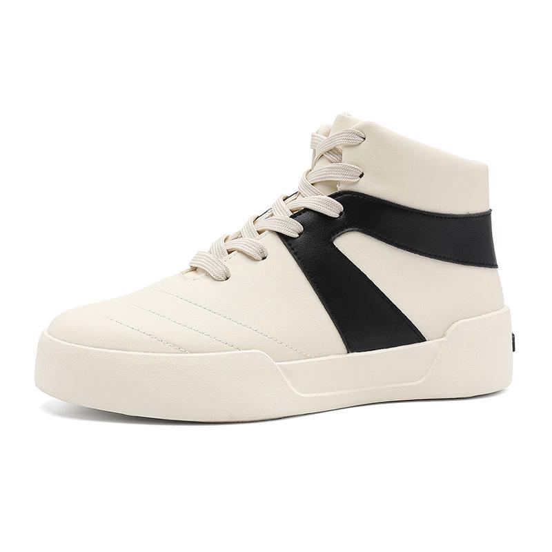 

Мужские повседневные кроссовки с высоким верхом X520: Модные осенние кроссовки, универсальная белая спортивная обувь для улицы 44 бежевый