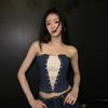 European and American style summer new women's clothing solid color slim-fit street fashion one-word collar tube top backless vest