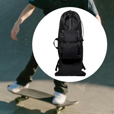 Rucksack-Träger für Skateboard und Longboard, Ideal für Outdoor-Sportarten, Besonders Skateboarden,