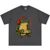 Japanese Style Funny frog meme Tshirt Unisex Unisex Fashion T Shirts Summer Shortsleeved Cotton Hiphop loose Casual T Shirts