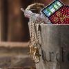 Diamond painted acrylic DIY point diamond keychain pendant, hand-pasted diamond pendant.