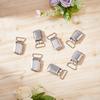SUPERFINDINGS 15Pcs Iron Heavy Duty Rug Hanging Clips Platinum Metal Clip for Hanging Rugs 1.65x0.9inch Wall Clips Rug Grippers Heavy Duty Clips for