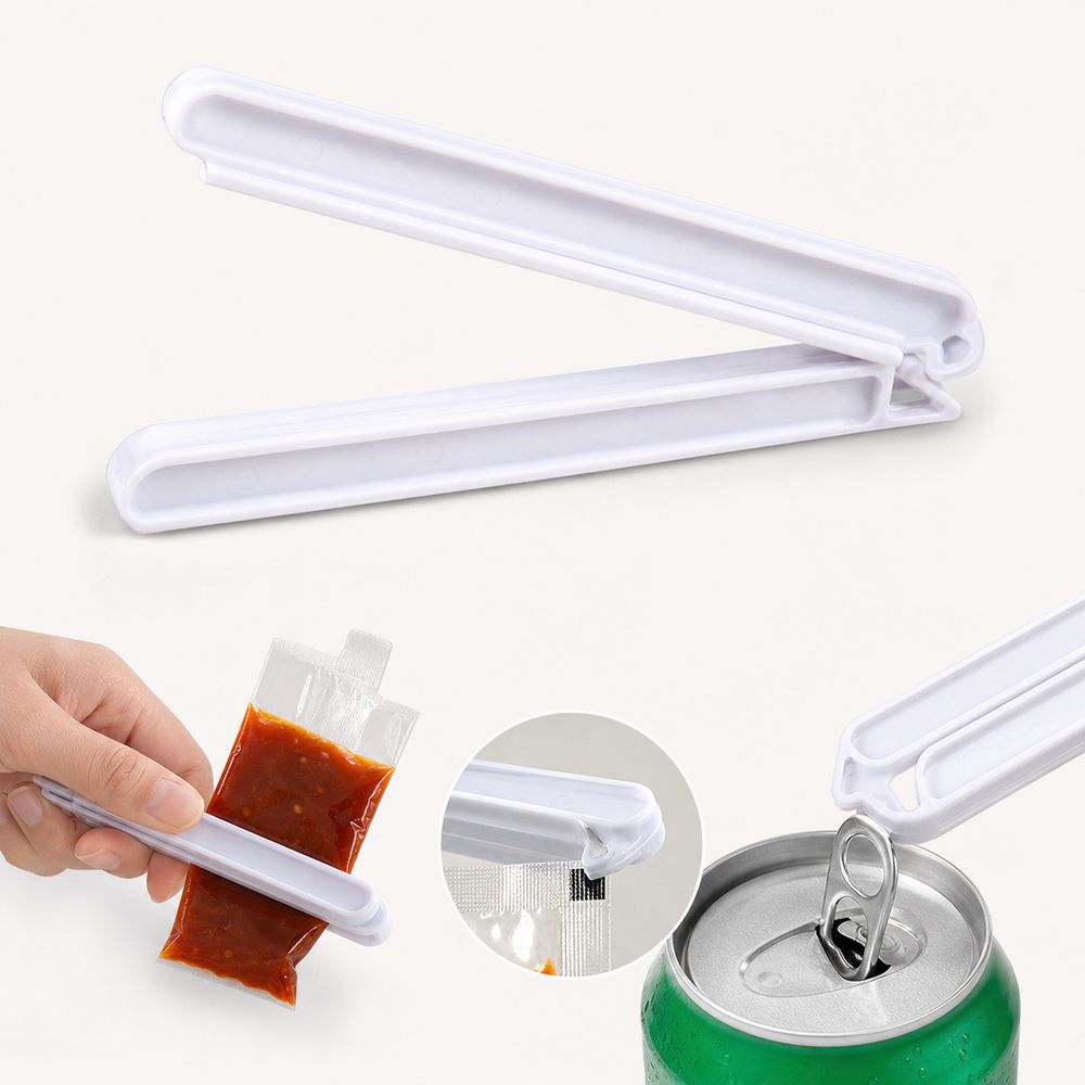 Portable Bag Squeezer Clip Scissor Style Handle Packet Squeezer Bag Sealing Clip  Kitchen Use