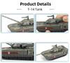 1:72 Creative Military Series Russian T-14 Main Battle Tank Model Building Blocks DIY Assembled Bricks Toys For Boys Xmas Gifts