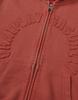 Mmlg [Mmlg] Washed Applique Hood Zipup (Solar Red)