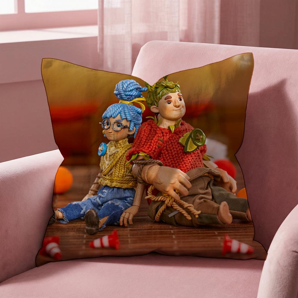 Spiel It T-Takes Two Kissenbezug Mehrzweck-Kissenbezug für Zuhause & Auto - Wendbar, Weich & Langlebig für den täglichen Gebrauch