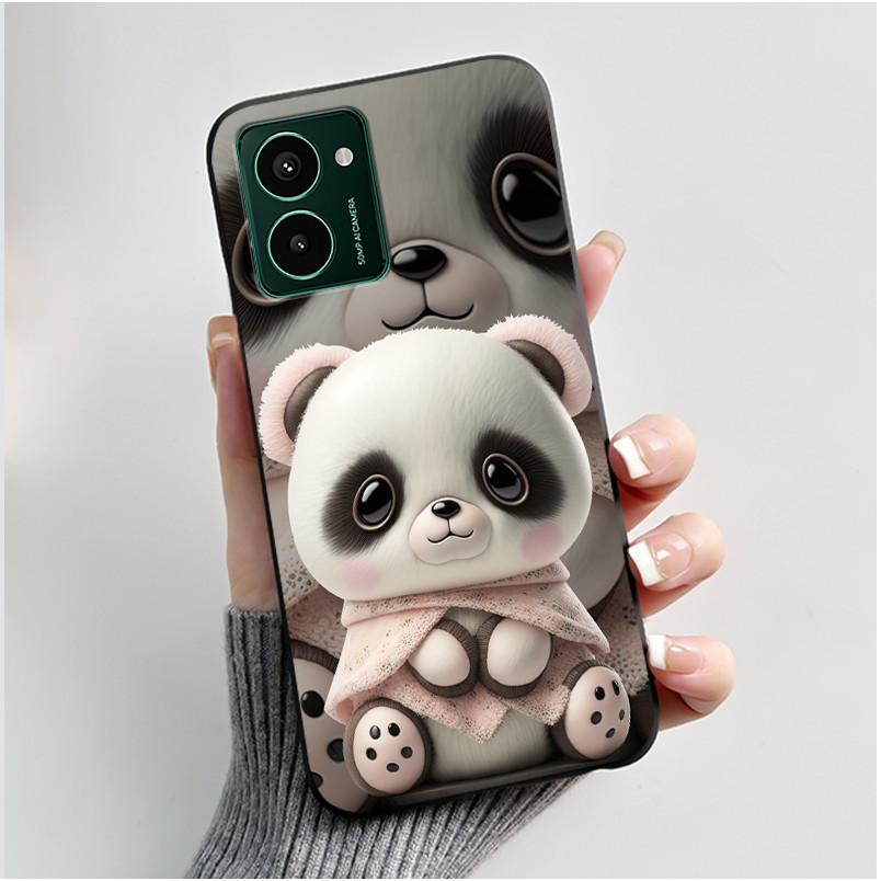 Weiche TPU Hülle für Nokia HMD Pulse Pro Pulse+ Plus Luxuriös Niedlich Liebe Hase Lustig Schwarzes Silikon Schutzhülle Rückseite Handyhülle
