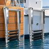 Marine Boarding Ladder Mirror Polished with AntiSlip Steps Saltwater Resistant for