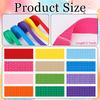 12 StüCke 54M Bunte Polypropylen-Gurtband 25Mm Breit SchräGband Rucksackband Polypropylen GurtbäNder Nahtband Zum NäHen FüR Ruck