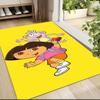 Dora Monkey Adventure Carpet Rug Soft Washable Antislip Home Living Room Sofa Mats Personalized Christmas Rug