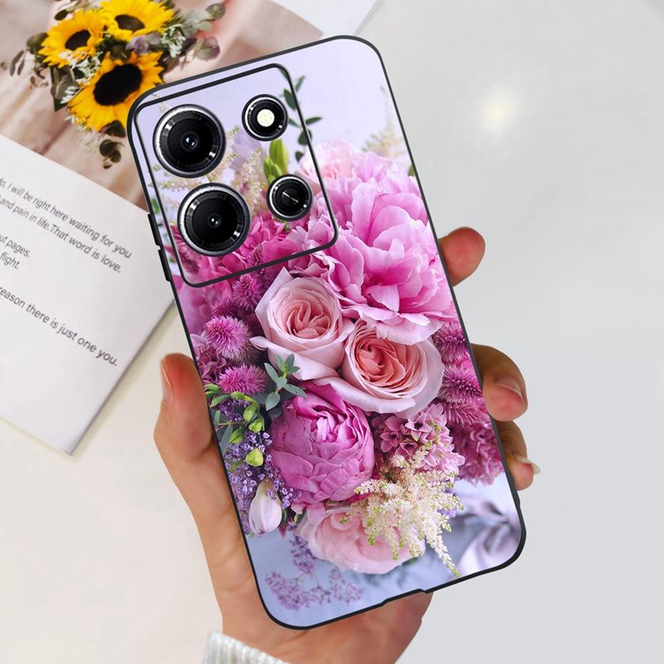 Fashion Butterfly Phone Case For Infinix Note 30i Note30 Pro 2023 Soft Silicone TPU Back Cover For Infinix Note 30 Pro Note30i