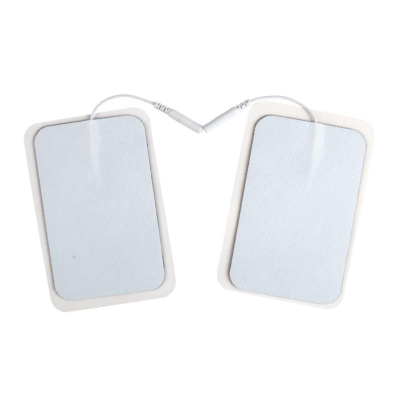 Silicone Gel Electrode Pad Units White Cloth Massage Digital Therapy Machine Acupuncture Physiotherapy Massager for Slimming