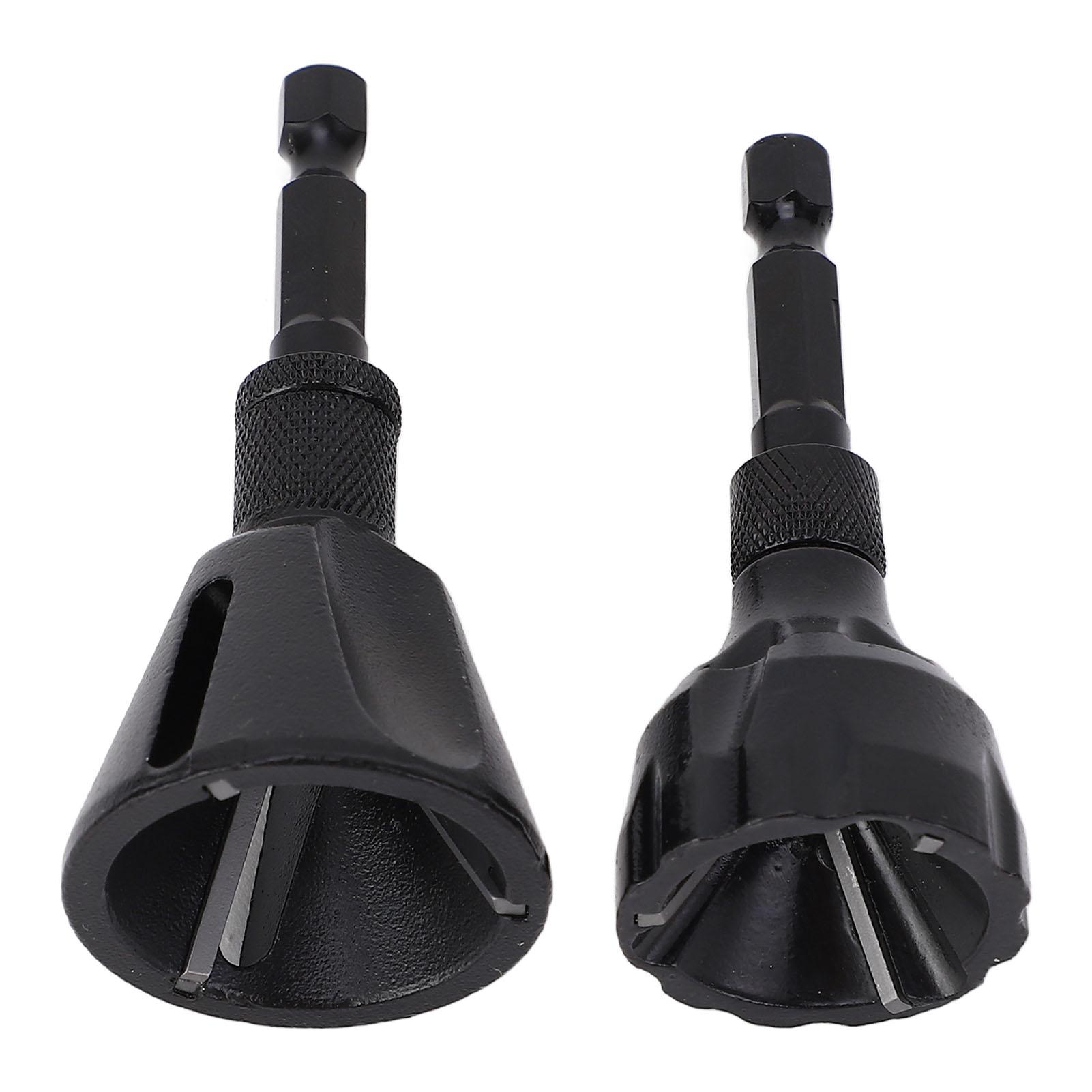 

2 шт. Инструмент для снятия заусенцев и фасок Вольфрамовая сталь 3 зуба 1/4 дюйма шестигранный хвостовик Инструмент для удаления заусенцев с винтов от 3 до