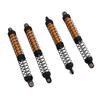 4Pcs 1Celsius10 Model Car Dual Spring Shock Damper Alloy 1Celsius10 RC Dampers with 8 Spare Springs 120mm