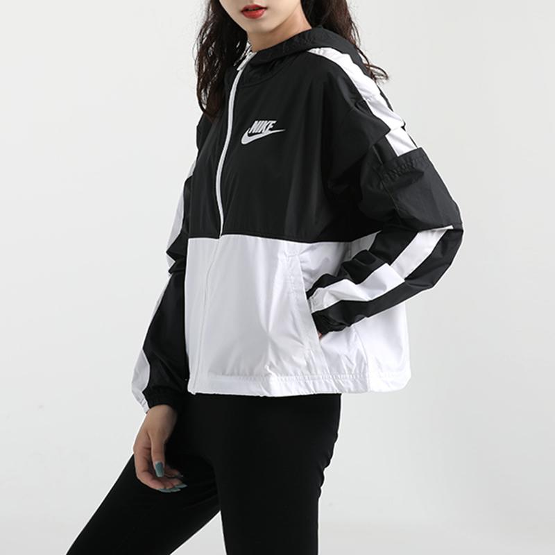 Nike Sportswear Woven Hooded Jacket Women Jackets Black CJ7345-010