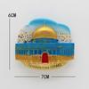 3D Fridge Magnet Magnetic Refrigerator Rome Colosseum Dubai Slovakia Israel Dubai Italy Tourism Souvenir Home Decoration Sticker