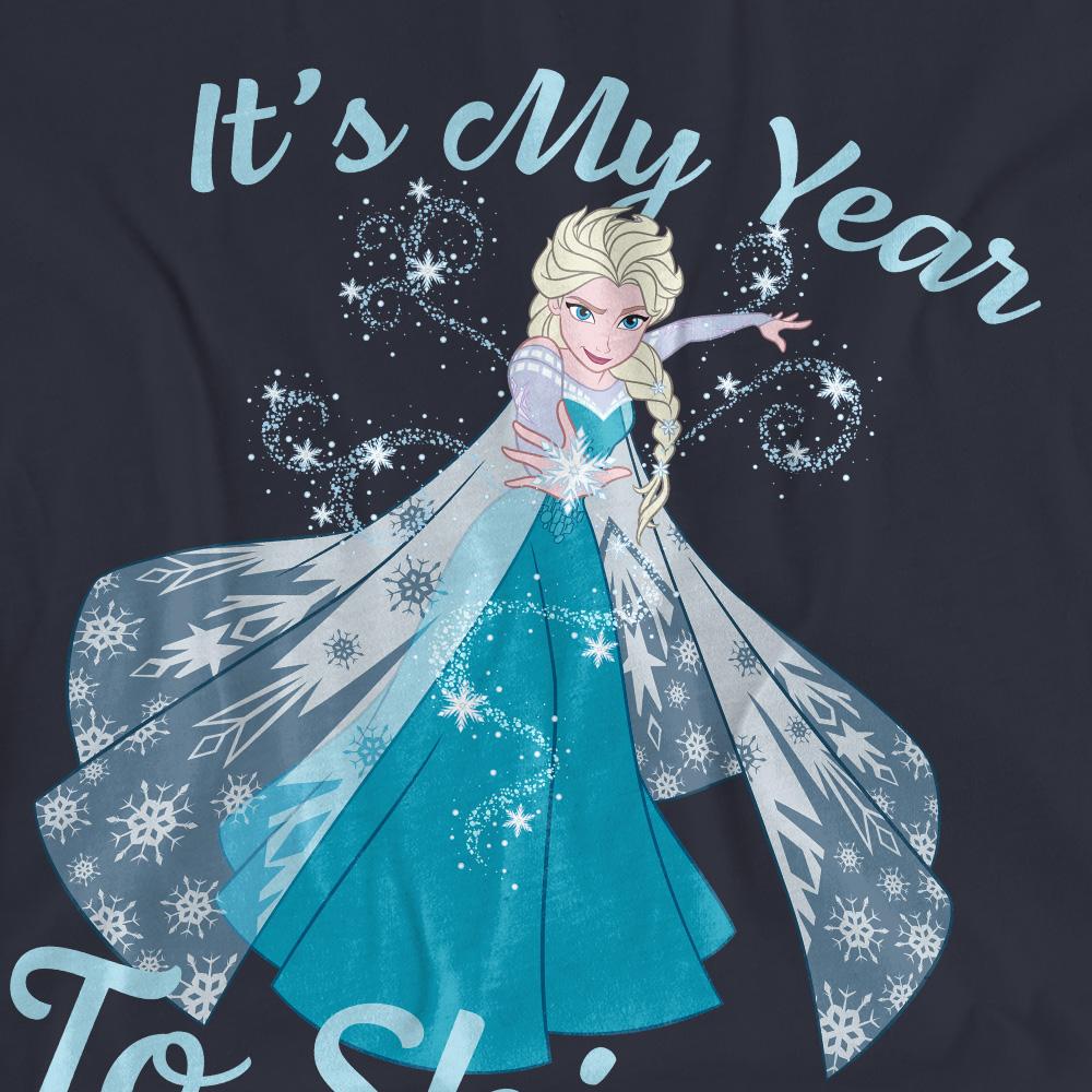 Frozen Womens/Ladies Its My Year To Shine New Year T-Shirt