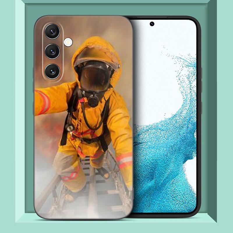 Firefighter Heroes Fireman Case For Samsung A13 A22 A24 A32 A23 A25 A34 A35 A52S A53 A54 A55 A73 A12 A14 A15 A31 A33 A50 A51 A72