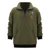 Herren Fleece Hoodie Lässig Langarm 1/4 Reißverschluss Pullover Sweatshirts