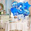 Blue Birthday Balloons Set 32inch Blue Number Stars Foil Ballon Boys Happy Prince Navy Ocean 1st 2nd 3rd 4th Birthday Balloon