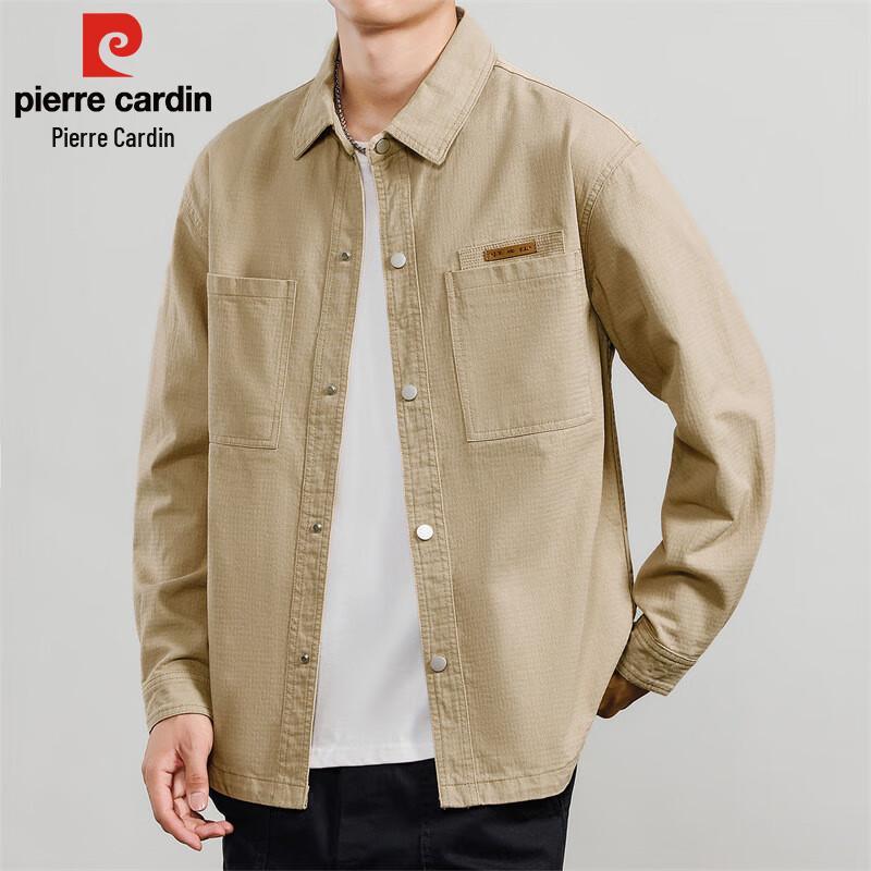 Pierre Cardin Men's Loose Fit Pure Cotton Workwear Jacket